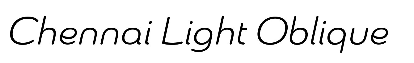 Chennai Light Oblique